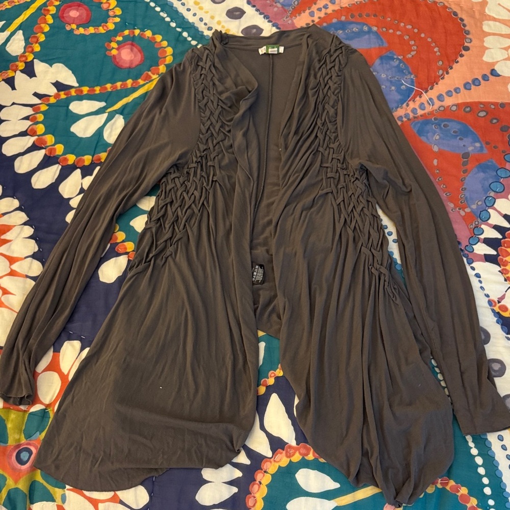 Anthropologie Gray Cardigan